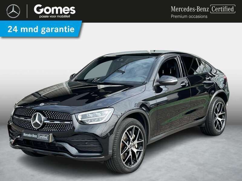Zwart Gebruikt 2021 Mercedes GLC300e AMG Coupé | € 52.950 (Eerlijke prijs) - Afbeelding 1/4