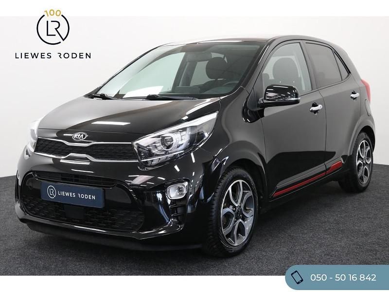 Zwart Gebruikt 2021 Kia Picanto Hatchback | € 12.450 (Eerlijke prijs) - Afbeelding 1/4