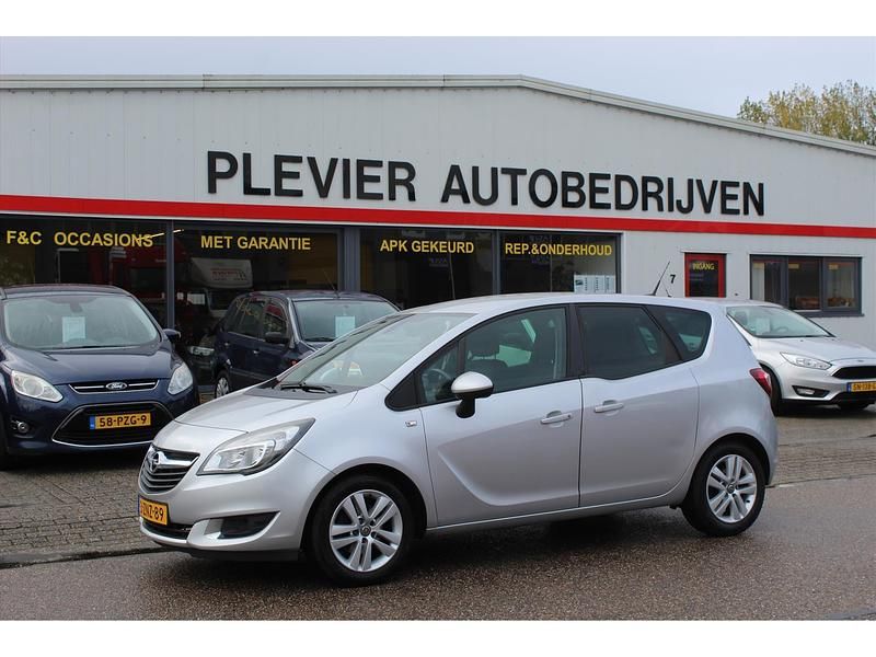 Grijs Gebruikt 2015 Opel Meriva MPV | € 3.895 (Iets duurder) - Afbeelding 1/4