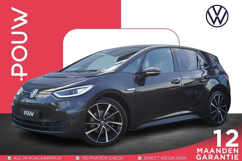 Grijs Gebruikt 2022 VW ID.3 Pro Hatchback | € 23.950 (Duur) - Afbeelding 1/4