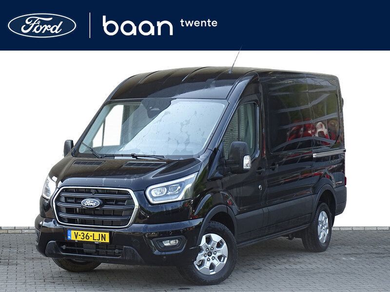 Zwart Nieuw 2024 Ford Transit Limited Van | € 42.900 (Iets duurder) - Afbeelding 1/4