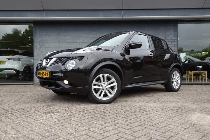 Zwart Gebruikt 2017 Nissan Juke Acenta SUV | € 13.950 (Eerlijke prijs) - Afbeelding 1/4