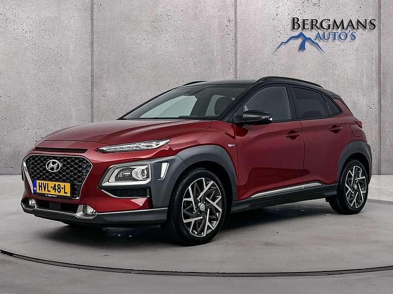 Rood Gebruikt 2021 Hyundai Kona Premium SUV | € 20.600 (Goede deal) - Afbeelding 1/4