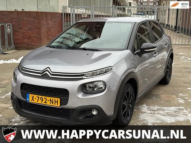 Grijs Occasion 2018 Citroën C3 Feel Hatchback | € 6.950 (Super prijs) - Afbeelding 1/4