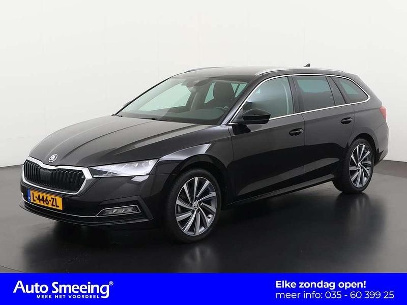 Zwart Gebruikt 2021 Skoda Octavia Business Line Stationwagen | € 16.895 (Goede deal) - Afbeelding 1/4