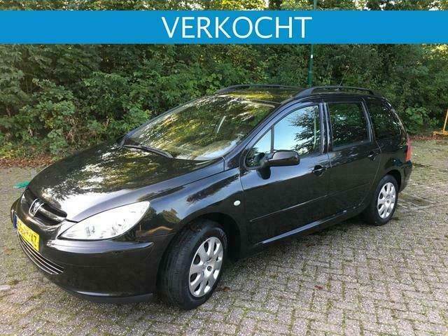 Zwart Gebruikt 2005 Peugeot 307 Stationwagen | € 1.699 (Eerlijke prijs) - Afbeelding 1/4