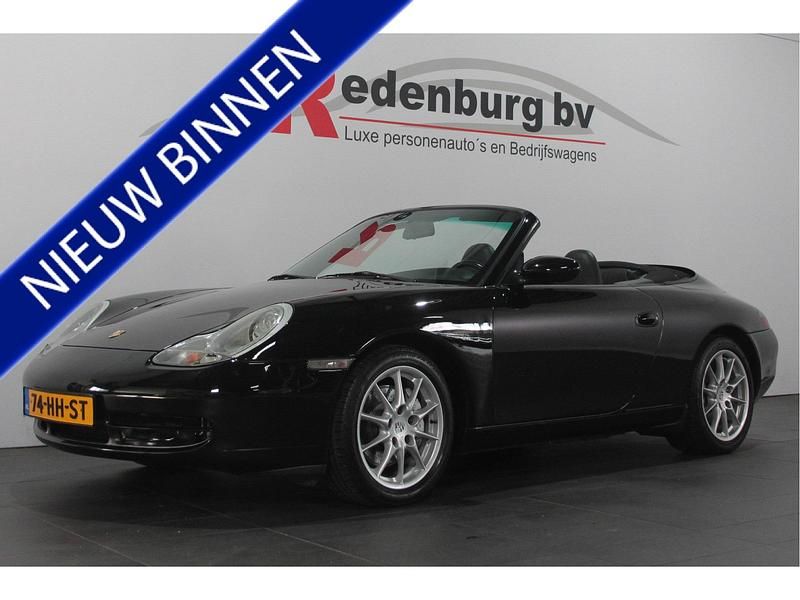 Zwart Gebruikt 2001 Porsche 911 Carrera 4 Cabriolet Cabriolet | € 23.945 - Afbeelding 1/4