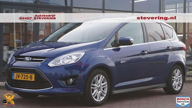 Blauw Gebruikt 2015 Ford C-MAX Titanium MPV | € 8.950 (Eerlijke prijs) - Afbeelding 1/4