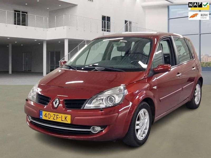 Rood Gebruikt 2008 Renault Scénic II MPV | € 1.999 (Eerlijke prijs) - Afbeelding 1/4