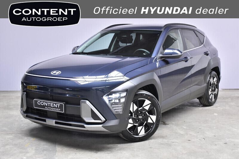 Blauw metallic Nieuw 2025 Hyundai Kona Premium SUV | € 38.590 (Eerlijke prijs) - Afbeelding 1/4