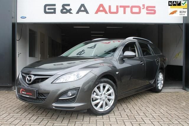 Grijs, metallic lak Gebruikt 2012 Mazda 6 Stationwagen | € 9.499 (Eerlijke prijs) - Afbeelding 1/4