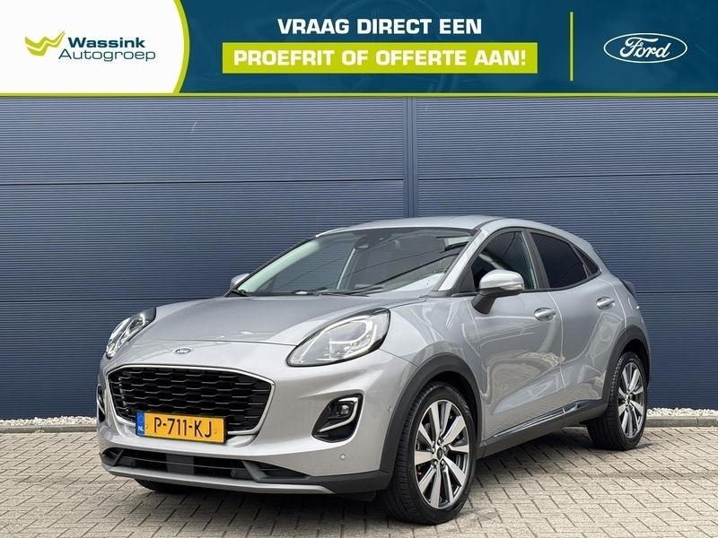 Grijs, metallic lak Gebruikt 2022 Ford Puma Titanium X SUV | € 21.900 (Eerlijke prijs) - Afbeelding 1/4
