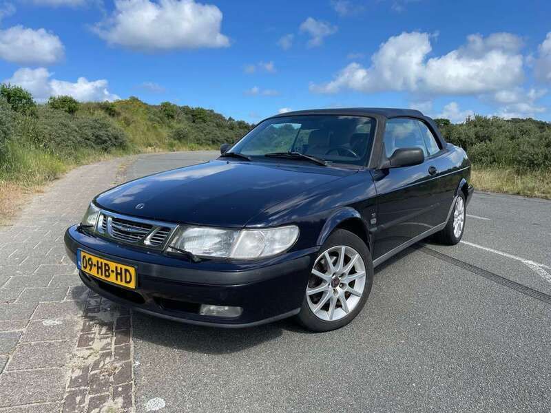 Blauw Gebruikt 1998 Saab 9-3 Cabriolet Cabriolet | € 2.950 (Iets duurder) - Afbeelding 1/4
