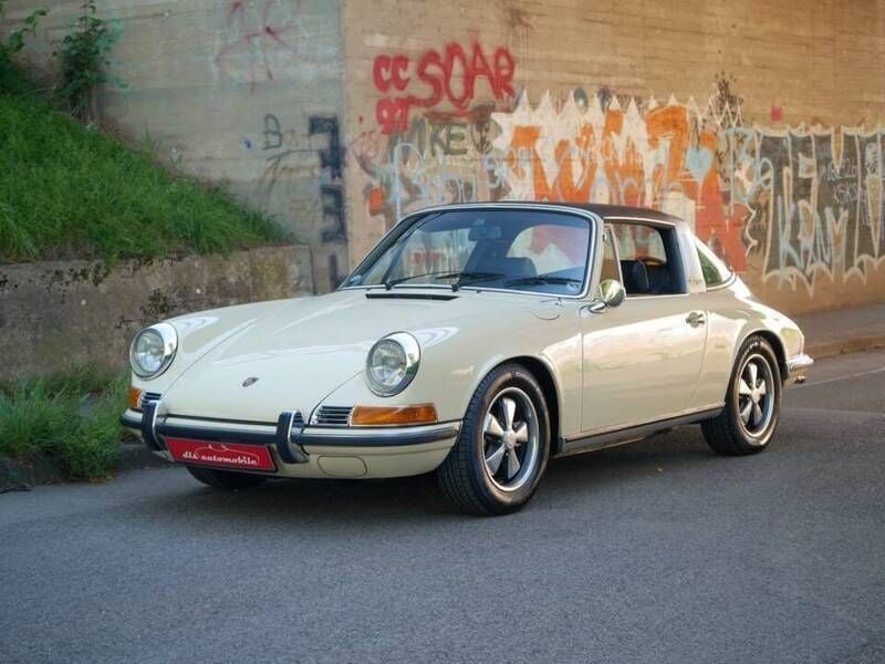 Beigeelfenbein Gebruikt 1970 Porsche 911 Cabriolet | € 249.911 - Afbeelding 1/4