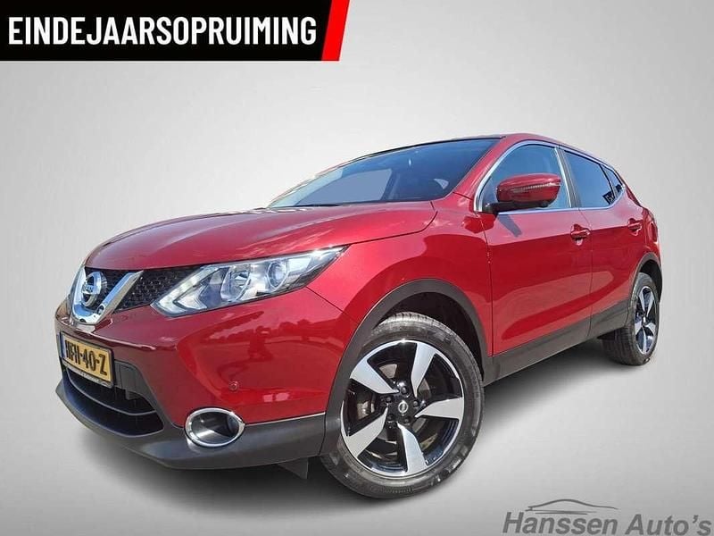 Rood Gebruikt 2017 Nissan Qashqai Acenta SUV | € 14.995 (Eerlijke prijs) - Afbeelding 1/4