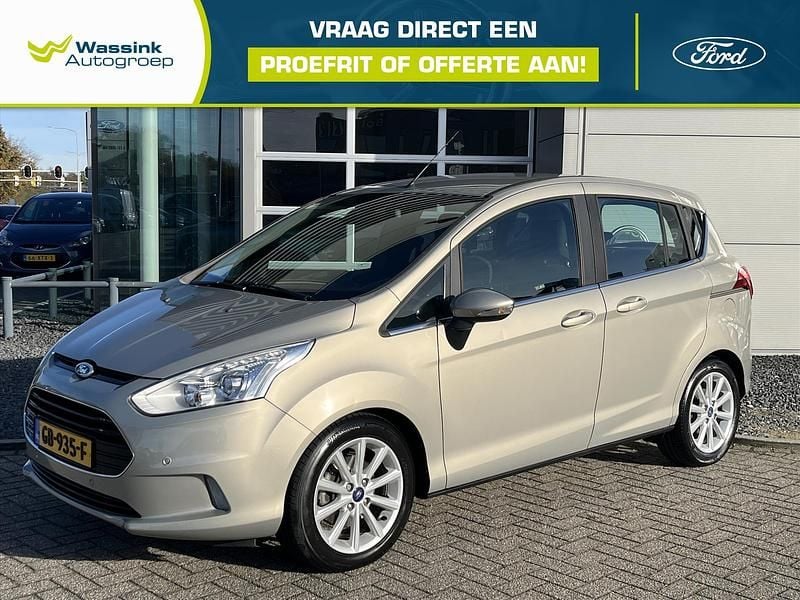 Grijs Gebruikt 2015 Ford B-MAX Titanium MPV | € 8.915 (Eerlijke prijs) - Afbeelding 1/4