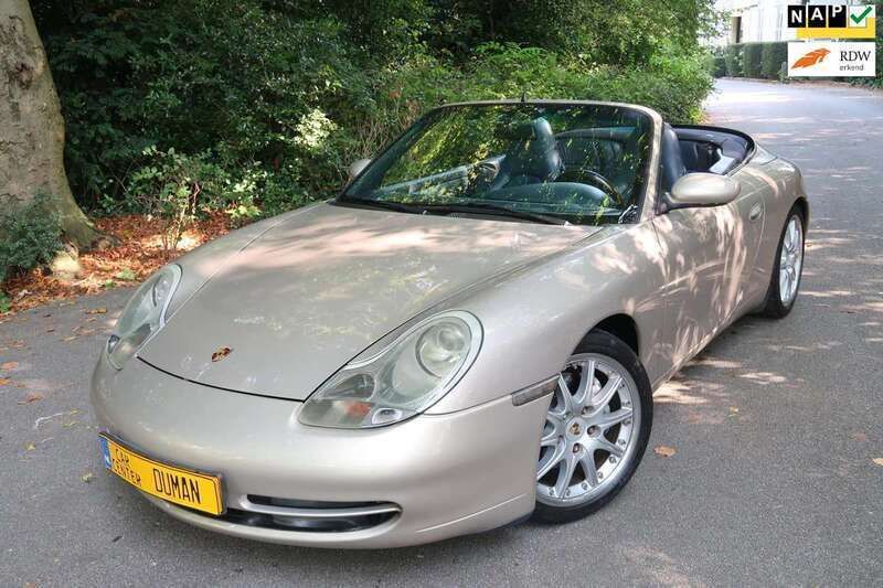 Beige, metallic lak Gebruikt 1999 Porsche 911 Carrera 4 Cabriolet Cabriolet | € 27.950 - Afbeelding 1/4