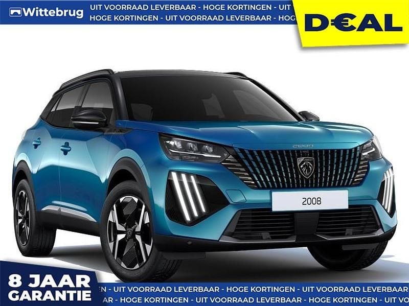 Blauw Nieuw 2025 Peugeot 2008 GT SUV | € 37.888 (Eerlijke prijs) - Afbeelding 1/4