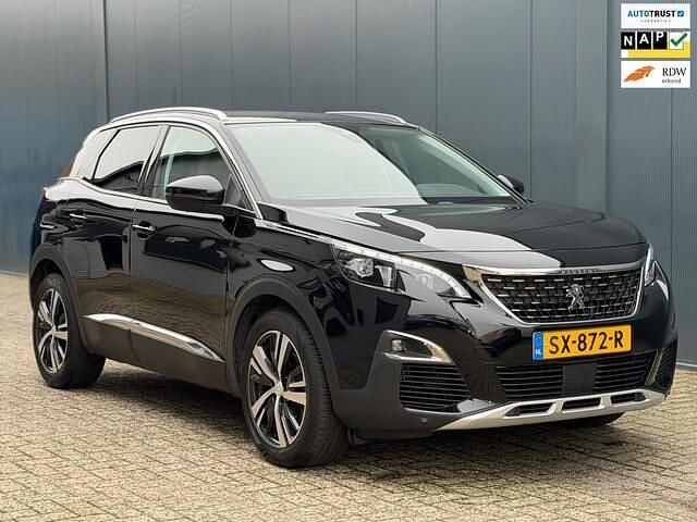 Zwart Gebruikt 2018 Peugeot 3008 SUV | € 14.750 (Iets duurder) - Afbeelding 1/4