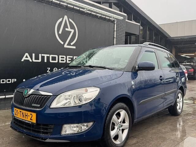 Occasion Skoda Fabia GreenLine 75 PK (55 kW) 2012 Blauw Stationwagen