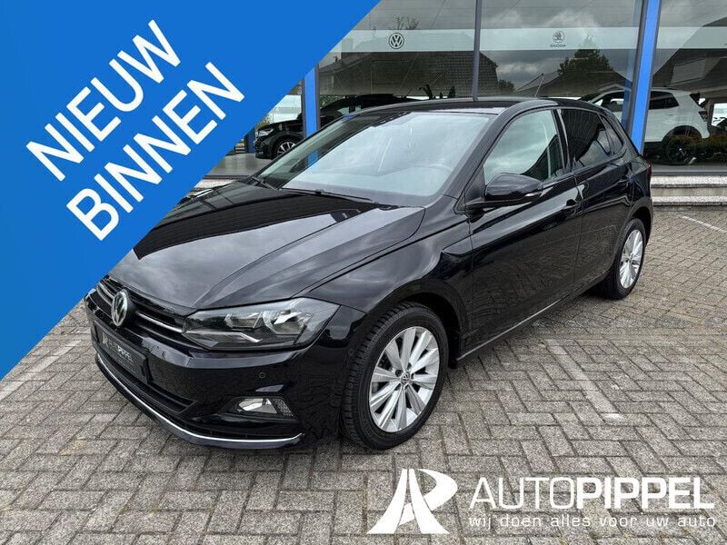Zwart Gebruikt 2018 VW Polo Highline Hatchback | € 16.895 (Eerlijke prijs) - Afbeelding 1/4