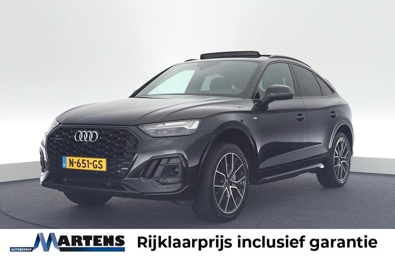 Zwart Gebruikt 2021 Audi Q5 Sportback S-Line SUV | € 43.939 (Eerlijke prijs) - Afbeelding 1/4
