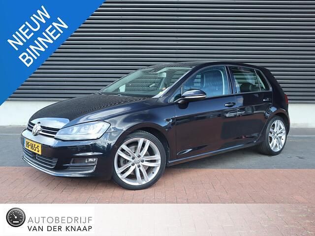 Zwart Gebruikt 2013 VW Golf VII Highline Hatchback | € 12.500 (Goede deal) - Afbeelding 1/4