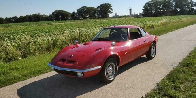 Rood Gebruikt 1970 Opel GT | € 19.750 - Afbeelding 1/4