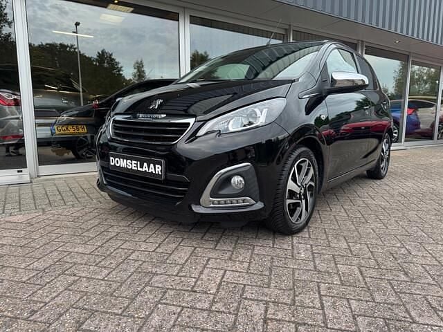 Zwart Gebruikt 2019 Peugeot 108 Allure Hatchback | € 14.945 (Duur) - Afbeelding 1/4