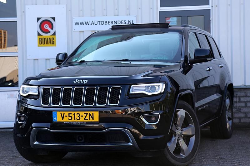 Zwart Gebruikt 2014 Jeep Grand Cherokee Overland SUV | € 17.900 - Afbeelding 1/4