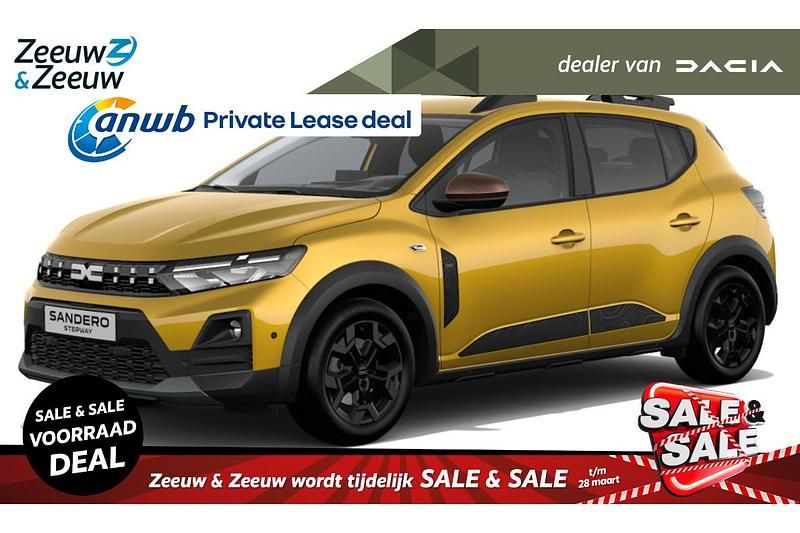 Nieuw Dacia Sandero Stepway 119 PK (87 kW) 2026 Jaune ombre Hatchback