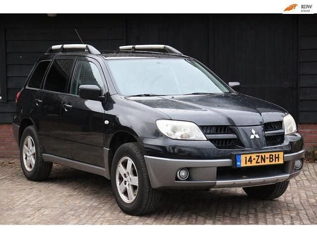 Occasion Mitsubishi Outlander Invite+ 136 PK (100 kW) 2008 Zwart (metallic) SUV