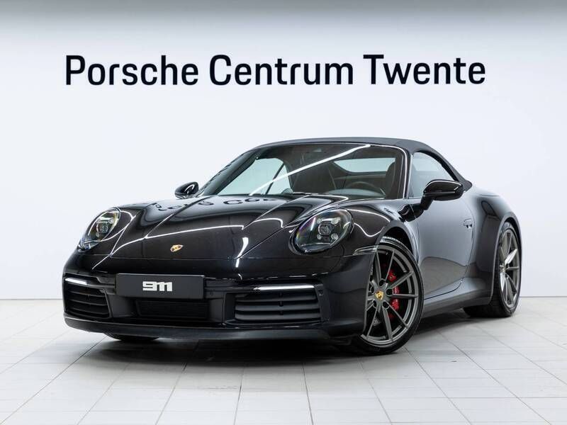 Diepzwart metallic Gebruikt 2019 Porsche 911 Carrera S Cabriolet | € 154.900 (Eerlijke prijs) - Afbeelding 1/4