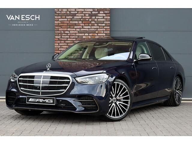 Blauw Gebruikt 2025 Mercedes S580 AMG line Sedan | € 165.000 - Afbeelding 1/4
