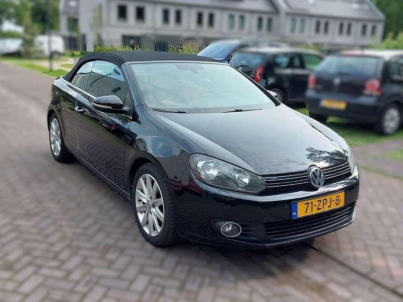 Zwart Gebruikt 2012 VW Golf Cabriolet Cabriolet | € 7.450 (Goede deal) - Afbeelding 1/4
