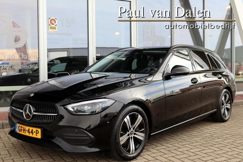 Zwart Gebruikt 2022 Mercedes C200 Business Stationwagen | € 38.795 (Eerlijke prijs) - Afbeelding 1/4