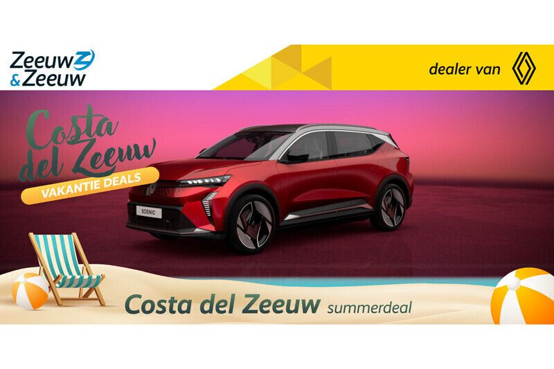 Rouge flamme Nieuw 2024 Renault Scénic Iconic MPV | € 48.490 (Eerlijke prijs) - Afbeelding 1/4