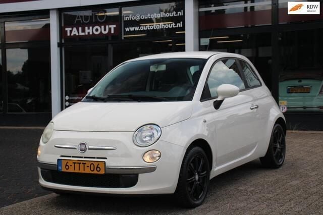 Wit Gebruikt 2009 Fiat 500 Pop Hatchback | € 3.790 (Eerlijke prijs) - Afbeelding 1/4