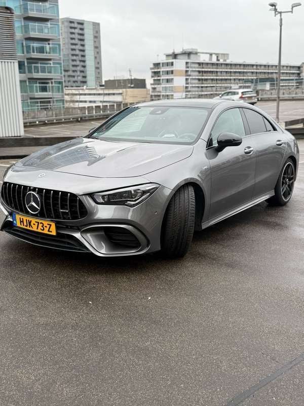 Grijs Gebruikt 2021 Mercedes CLA45 AMG AMG Sedan | € 55.950 (Super prijs) - Afbeelding 1/4