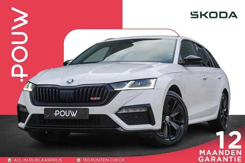 Wit Gebruikt 2022 Skoda Octavia Drive Stationwagen | € 26.900 (Iets duurder) - Afbeelding 1/4
