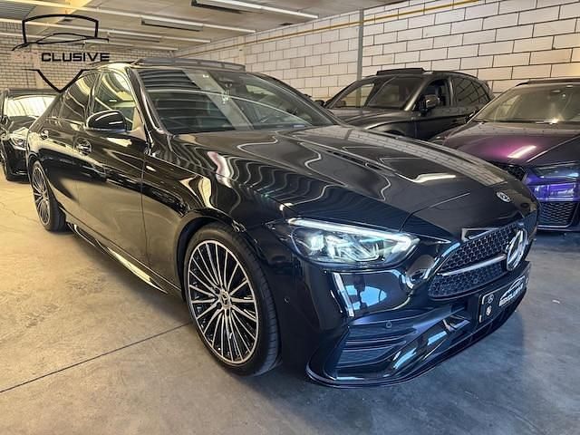 Occasion Mercedes C180 AMG line 170 PK (125 kW) 2021 Zwart Sedan