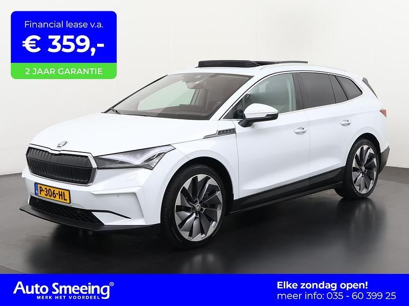 Moon white metallic Gebruikt 2020 Skoda Enyaq iV SUV | € 28.895 (Eerlijke prijs) - Afbeelding 1/4