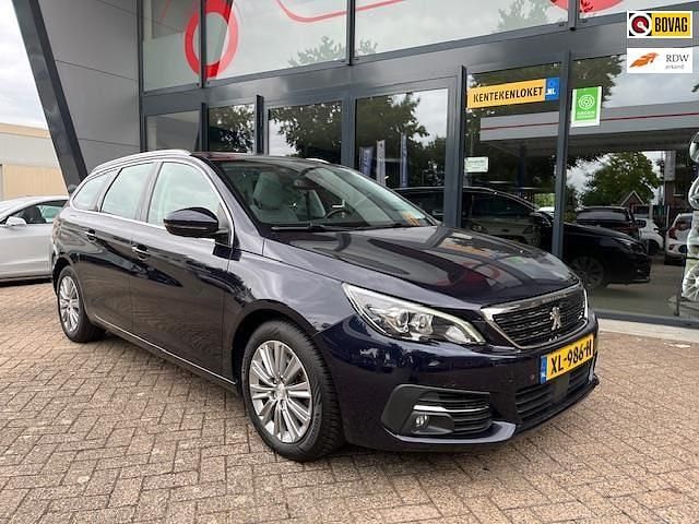 Blauw Gebruikt 2019 Peugeot 308 Allure Stationwagen | € 14.500 - Afbeelding 1/4