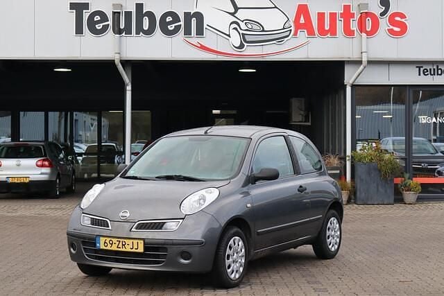 Grijs Gebruikt 2008 Nissan Micra Hatchback | € 1.495 (Eerlijke prijs) - Afbeelding 1/4