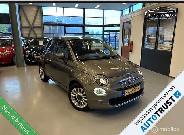 Grijs Gebruikt 2016 Fiat 500 Pop Star Hatchback | € 7.699 (Eerlijke prijs) - Afbeelding 1/4