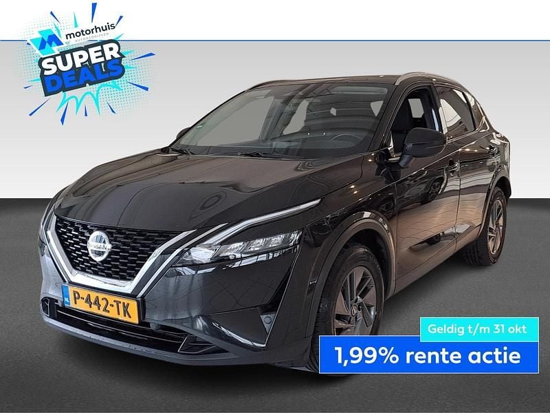 Zwart Gebruikt 2022 Nissan Qashqai Acenta SUV | € 21.485 (Goede deal) - Afbeelding 1/4
