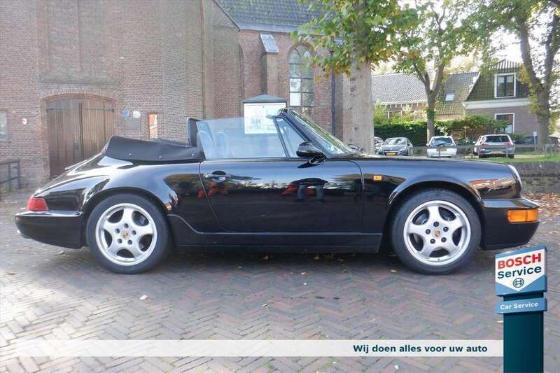 Zwart Gebruikt 1991 Porsche 911 Carrera Cabriolet Cabriolet | € 64.990 - Afbeelding 1/4