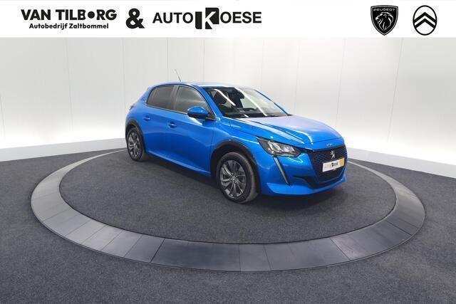Blauw, metallic lak Gebruikt 2021 Peugeot e-208 Active Hatchback | € 15.900 (Eerlijke prijs) - Afbeelding 1/4