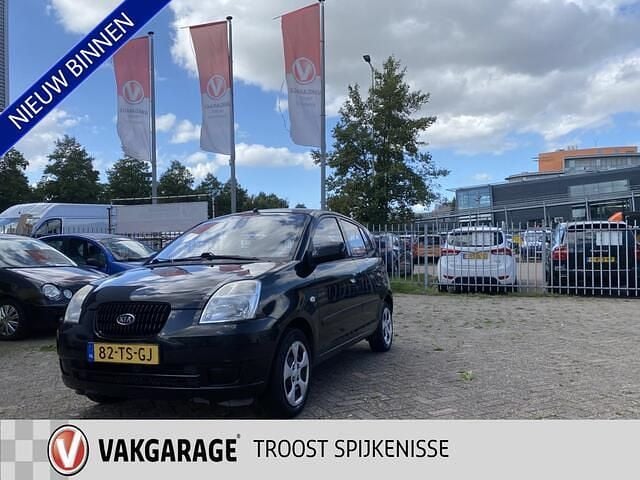 Zwart, metallic lak Occasion 2007 Kia Picanto LX Hatchback | € 950 (Goede deal) - Afbeelding 1/4