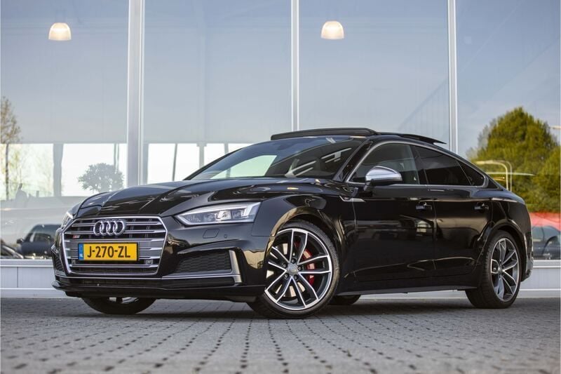 Zwart Gebruikt 2017 Audi A5 Sportback Hatchback | € 35.350 (Eerlijke prijs) - Afbeelding 1/4